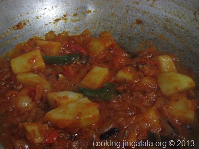 Indian-style-minced-chicken-sauce-step-by-step