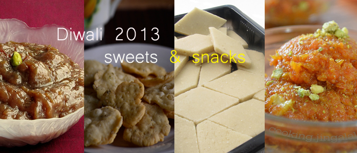 Diwali 2013 Sweets and Snacks recipes - Easy and Simple