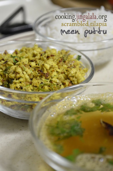 Tilapia Puttu Recipe | Meen Puttu | Shredded Tilapia Fry | Cooking ...