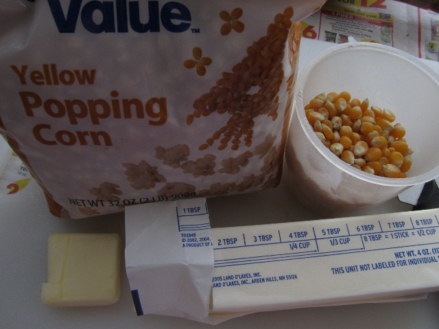 Popcorn - Ingredients