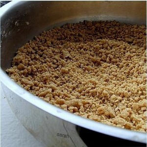 Wheat Puttu - bread crumb-like texture