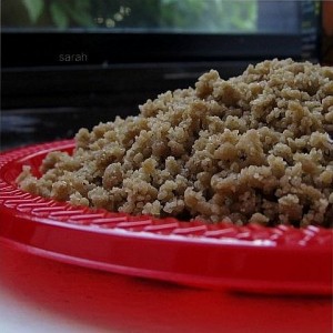 Wheat Puttu - After steaming